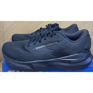 BROOKS MENS ADRENALINE GTS 24 RUN & WALK /SUPPORT BLACK SIZE 9.5  #110437 1D 020